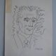 Picasso original lithograph 1959 Frédéric Joliot-Curie 38x28cm