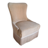 Velvet toad armchair