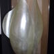 Floral lamp brass flower Laurent Rougier 1970