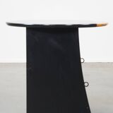Vintage designer (bedside) tables by Umberto Asnago for Giorgetti on wheels