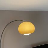 Arc floor lamp. 1970. Italy. Marble base.