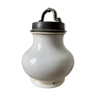 Old 19th century porcelain broth jar