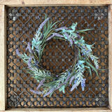 Wood and woven steel coffee table – Dual decorative use