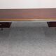 Modernist rosewood pedestal desk, Italy circa 1970