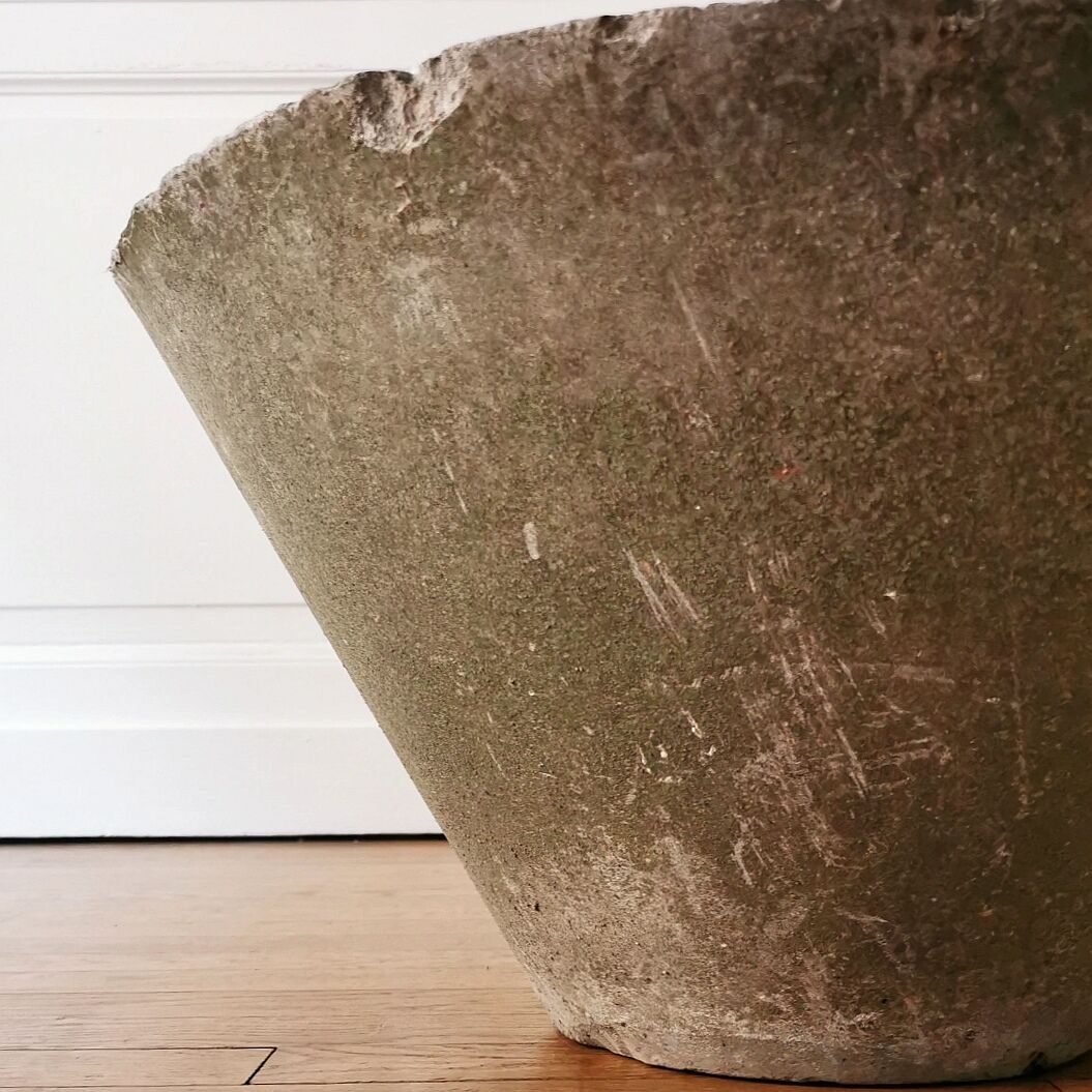 Cement cone planter, Eternit