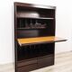 Vintage 60's highboard sideboard in wooden mangiarotti design for molteni