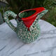 🌋 Vintage ceramic jug / carafe "Fat Lava" – Valla style