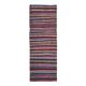 Vintage Turkish Hand-Knotted Wool Cotton Red Kilim Runner Rug 107x336