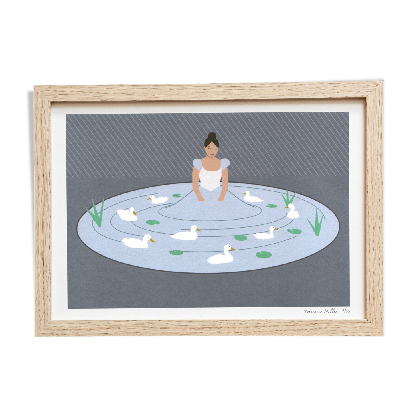 The Past, Art print 13x18 cm, limited and signed edition