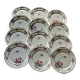 12 assiettes à dessert porcelaine Rosenthal Winifred