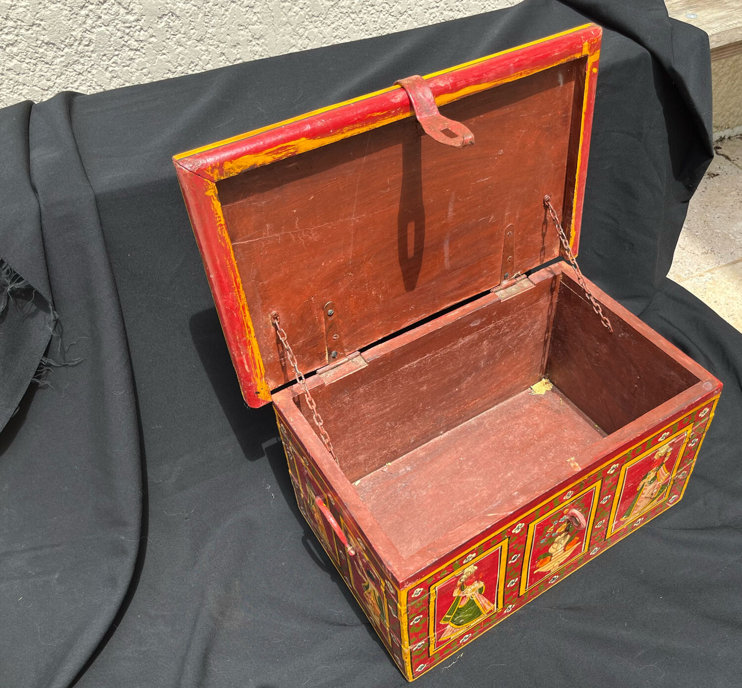 Exotic painted chest