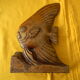Wooden sculpture representing a langeac fish