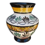 Vintage vase Breton St Jean De Bretagne faience