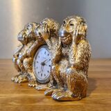 Clock / alarm clock from LANCEL - The 3 monkeys of wisdom