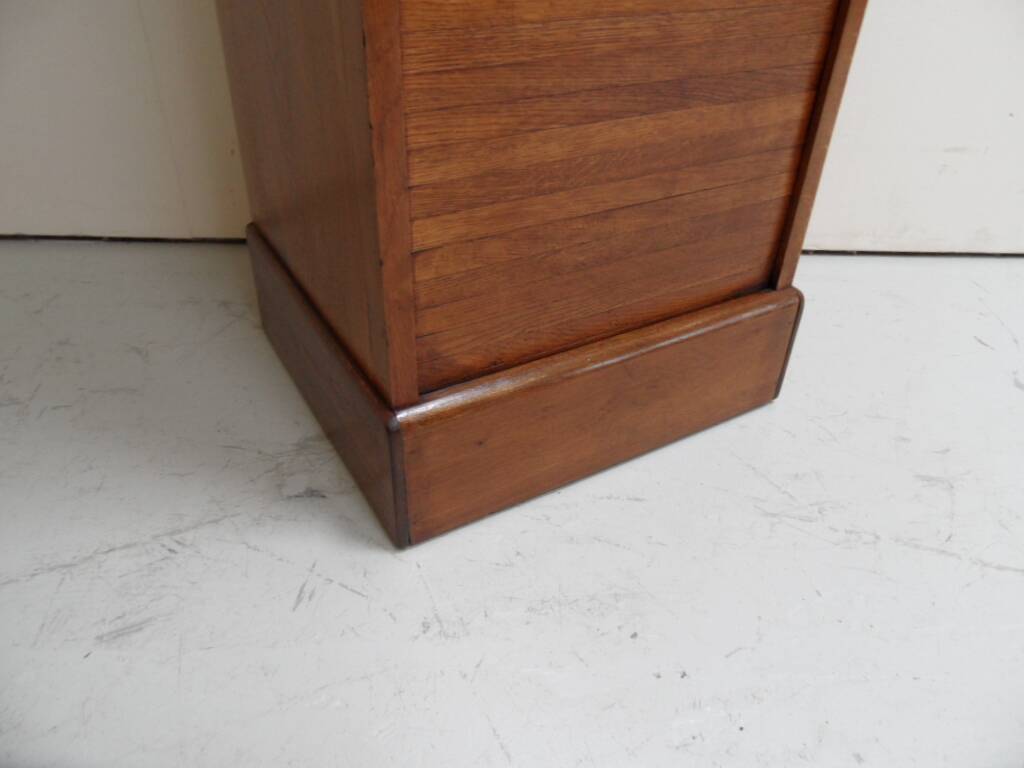 Vintage filing cabinet with roller shutter