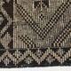5x9 Cream Brown Handmade Kilim Rug, 151x286Cm