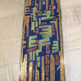 Vintage enameled ceramic coffee table by Antonio De Nisco, 1960s