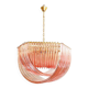 Contemporary Exagonal Bundled Triedro Murano Glass Chandelier