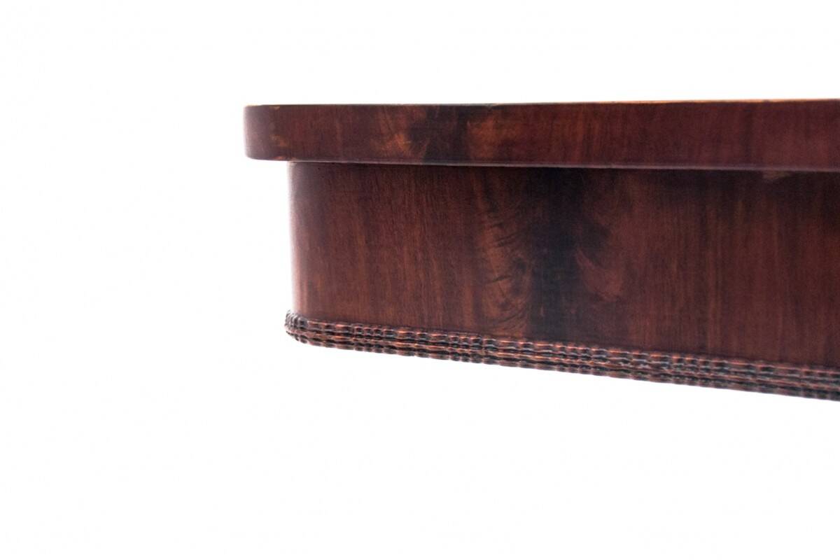 Antique center table, Northern Europe, late 19th century.