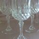 Series of 6 white wine glasses Porto crystal of Arques model Longchamp