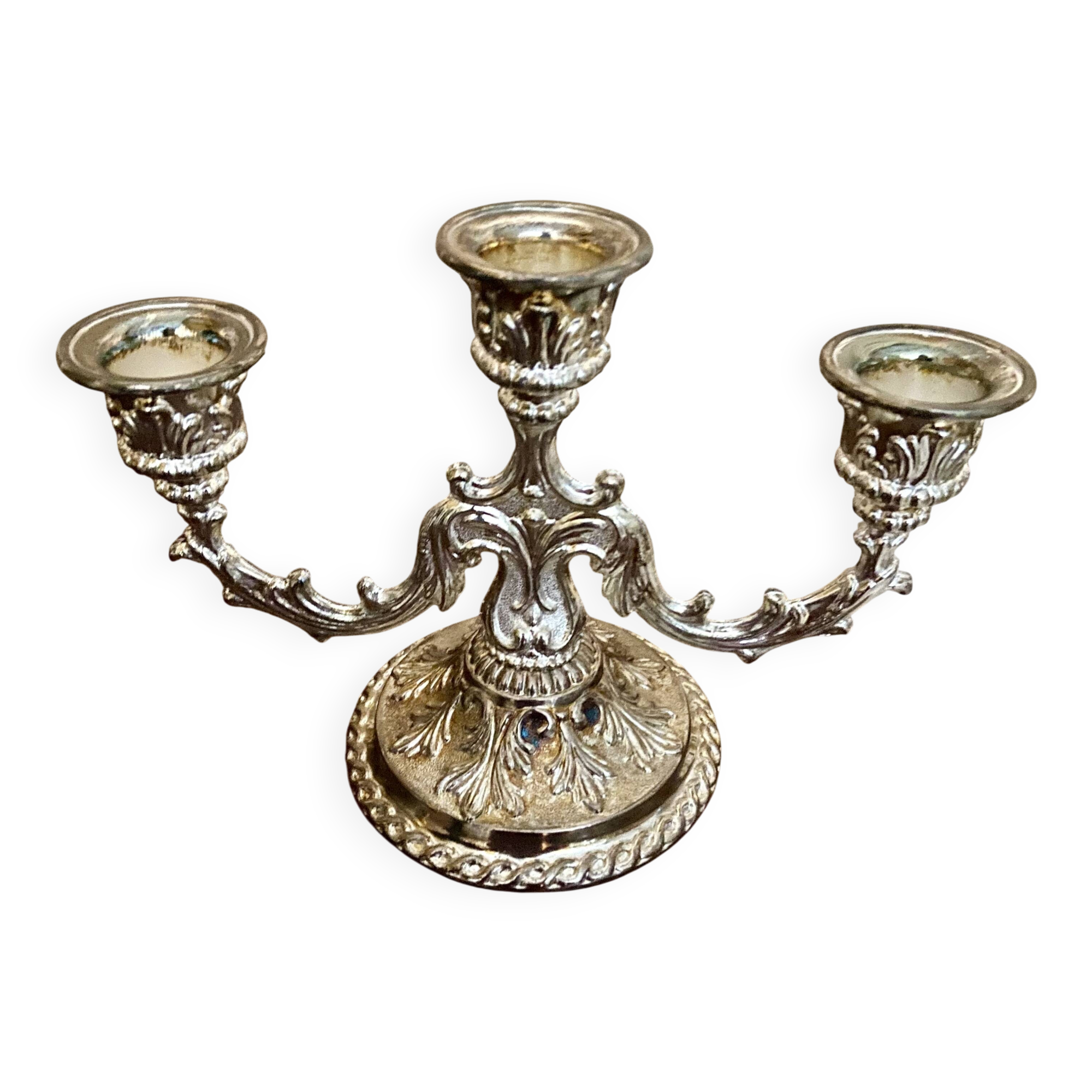 Chandelier en argent vintage