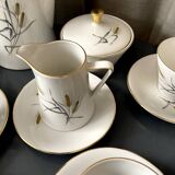 Bavaria porcelain coffee service with wheat decor