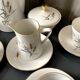 Bavaria porcelain coffee service with wheat decor