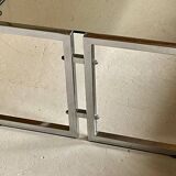 Vintage chrome and glass lounge table 1970