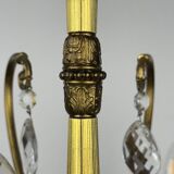 Vintage crystal chandelier, Italy, 1950s