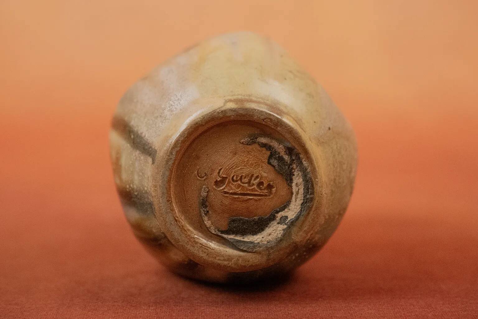 Small Art Nouveau vase in flamed glazed stoneware by Charles Greber