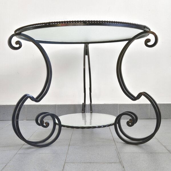 Table d'appoint guéridon vintage 1950