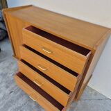 Enfilade bahut commode vintage 1950s chêne