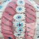 Vase soliflore foot press millefiori murano paper