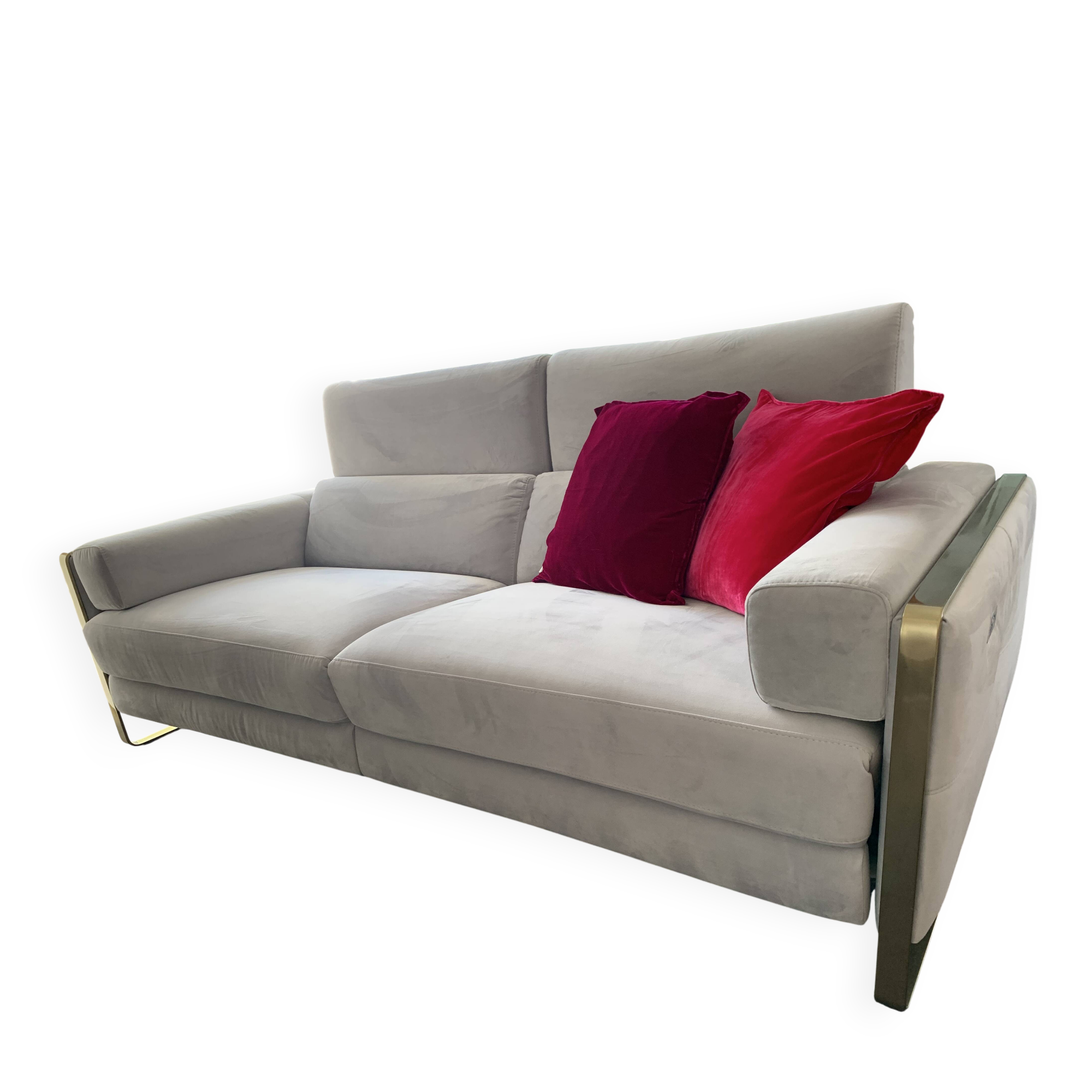 Canape full relax electrique / batteries en tissus