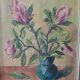 Peinture "bouquets de fleurs" de charles sodeur