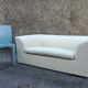 Ligne roset bench in fabric