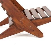 1950s folding chaise longue