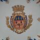 Assiette décorative signée ff avec blason ville de tours