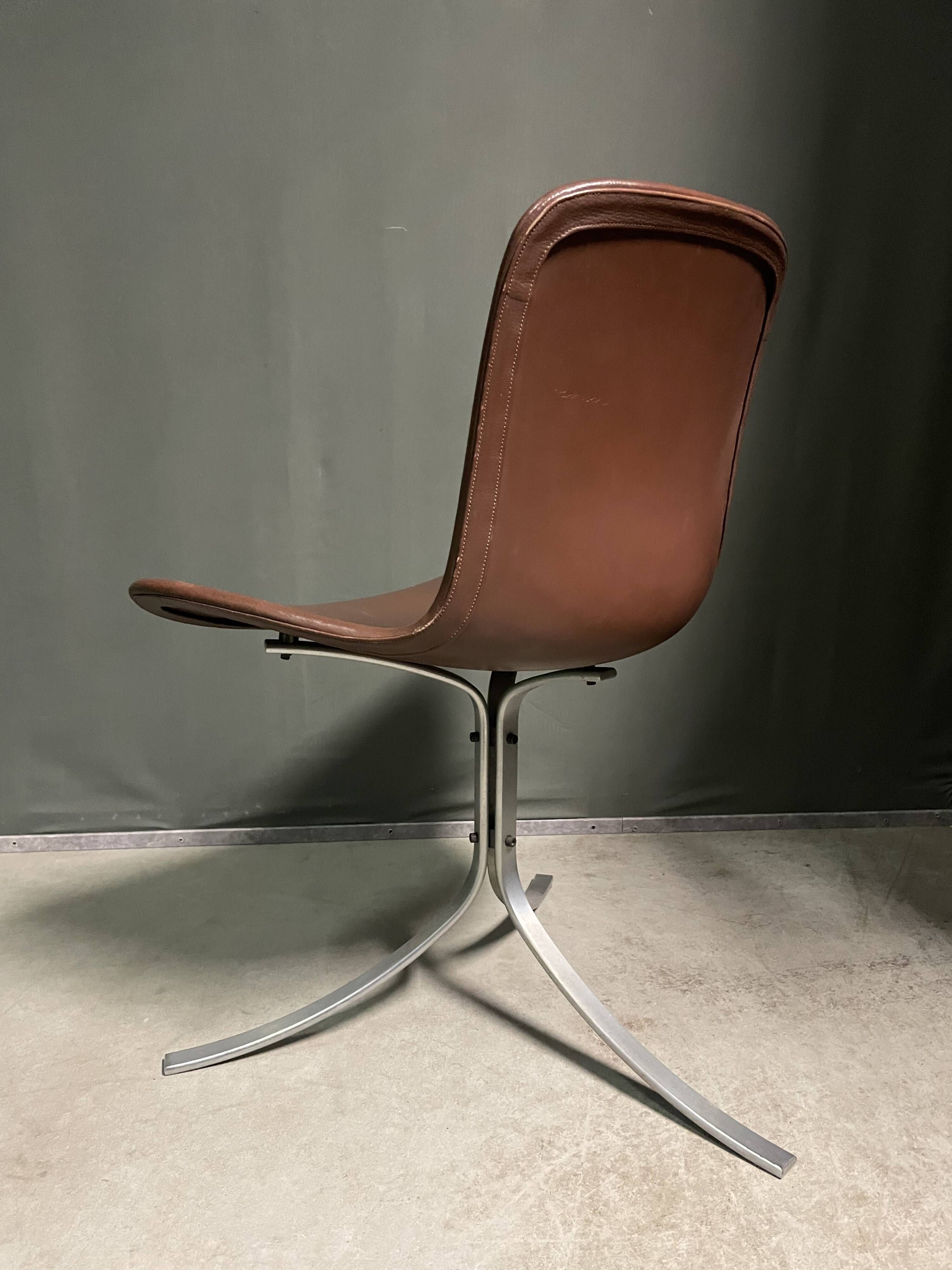 Set of 4 - pk9 chairs by poul kjærholm for e. kold christensen, 1960s