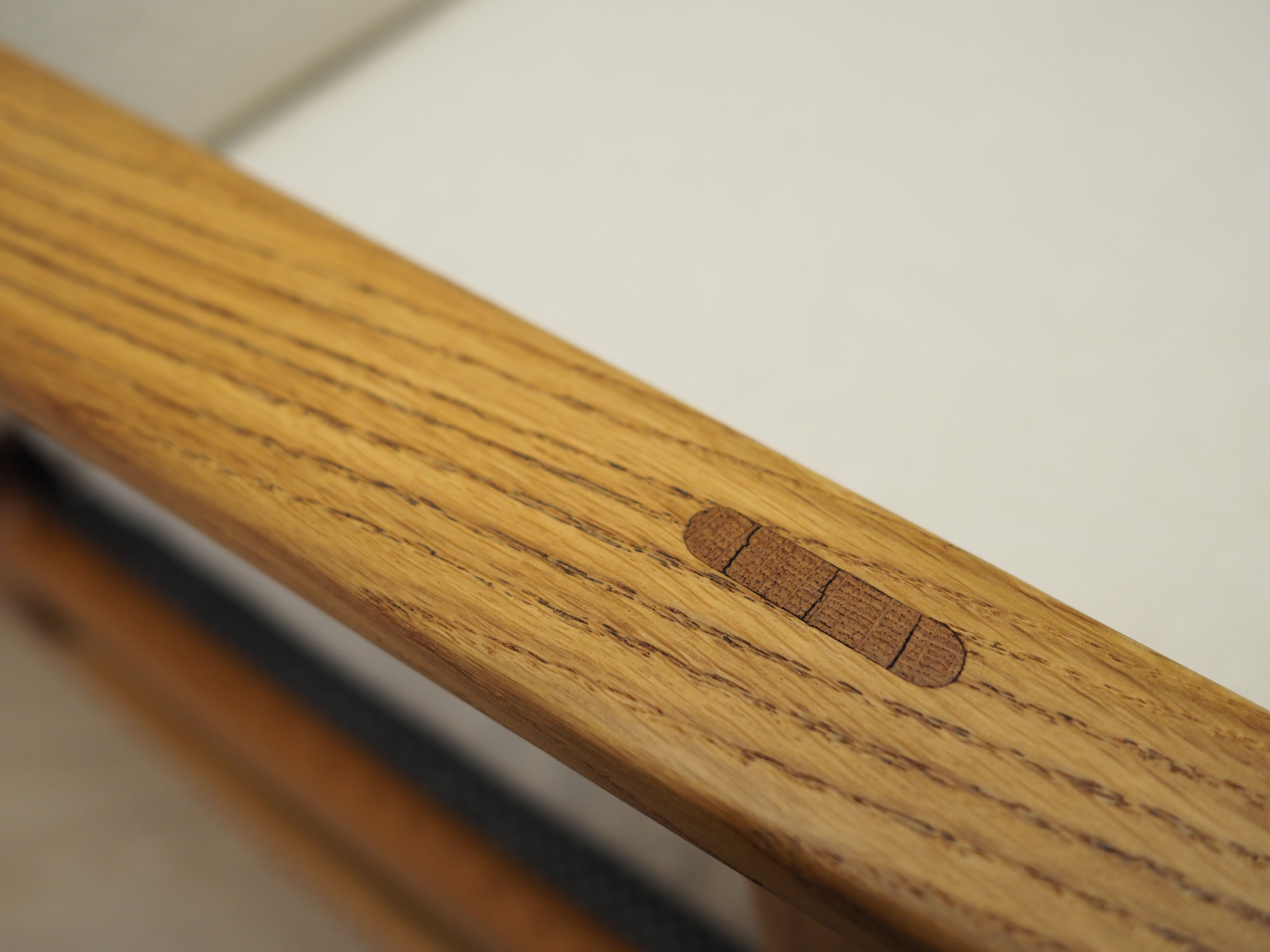 Fauteuil à bascule en chêne, design danois, années 1960, designer: H. Brockmann Petersen, production: Randers Møbelf