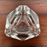 Cendrier en verre artistique bohémien par Vaclav Hanus pour Moser, années 1960.