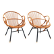 Rohe Noordwolde rattan vintage sixties design armchair