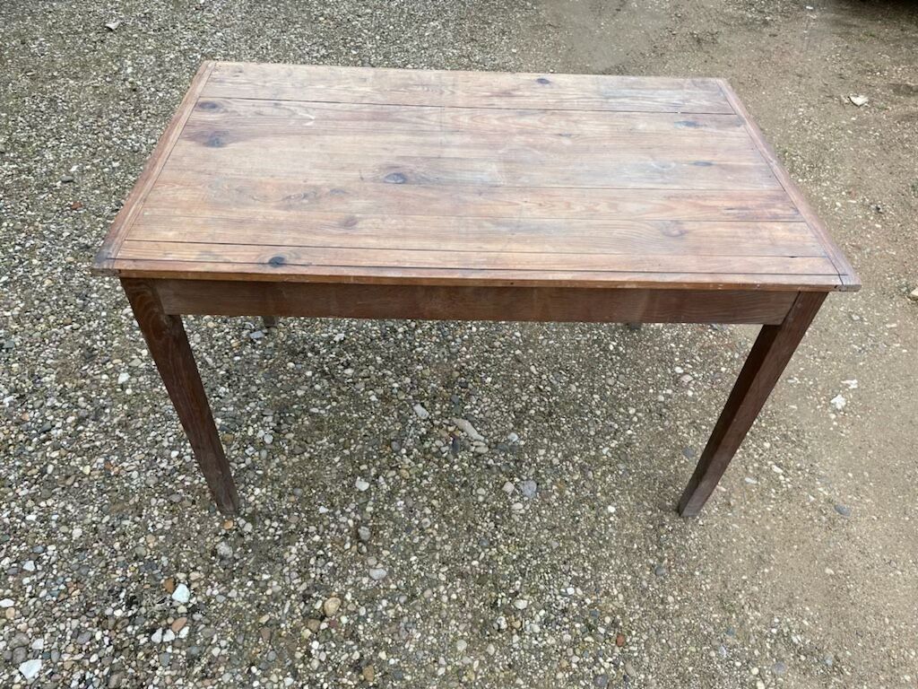 Oak and fir farmhouse table