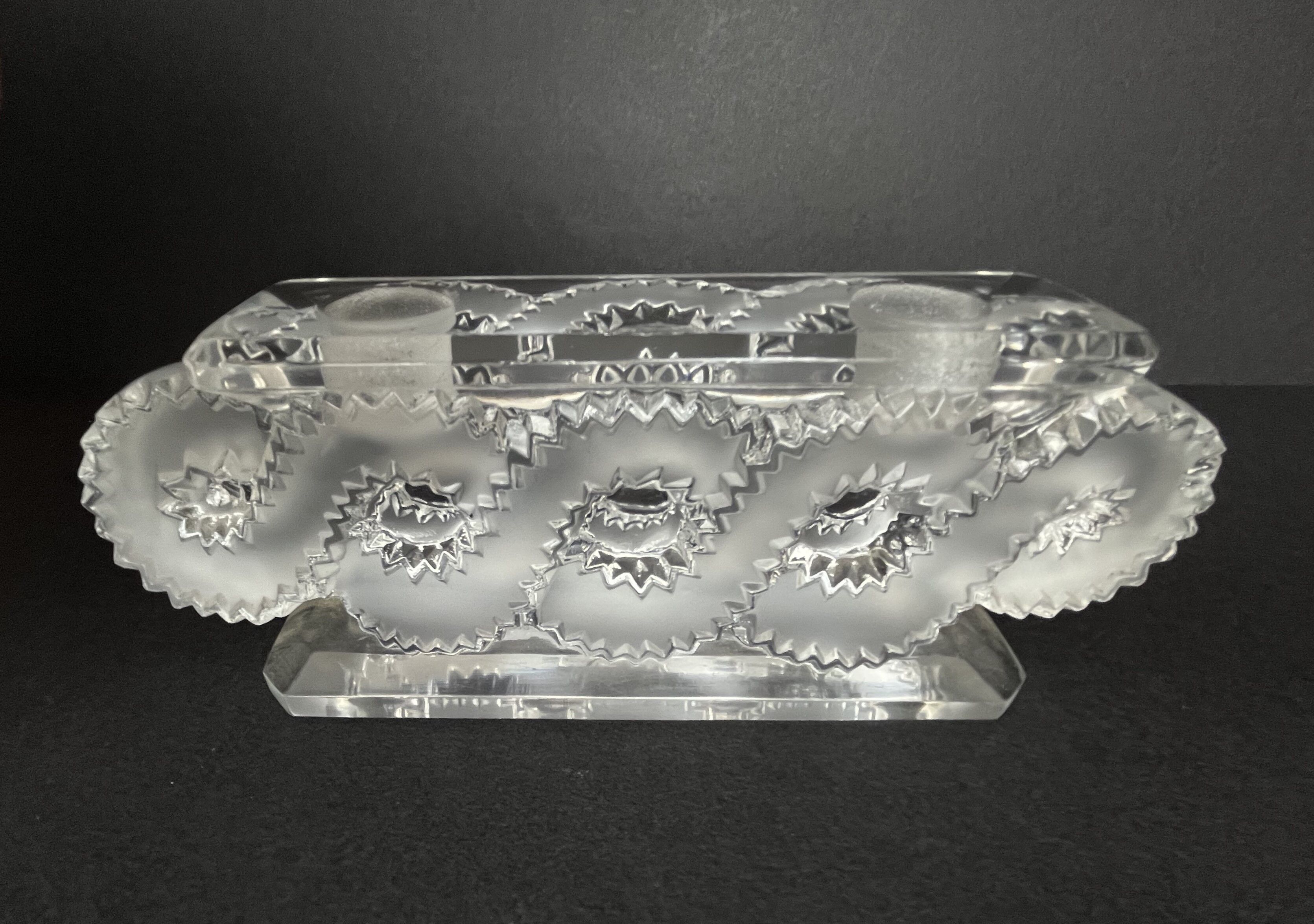 Bougeoir Lalique modèle Auriac