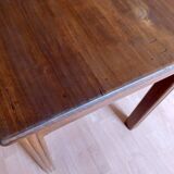 Art Deco desk or side table from the 1930s, vintage, solid wood