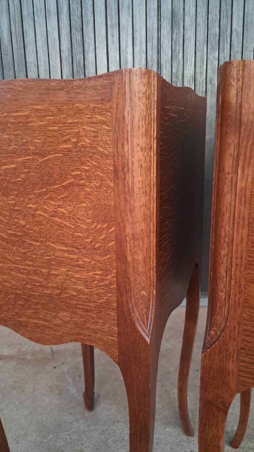 2 Louis XV style bedside tables
