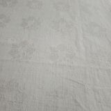Old large rustic linen tablecloth 295 x 140 cm