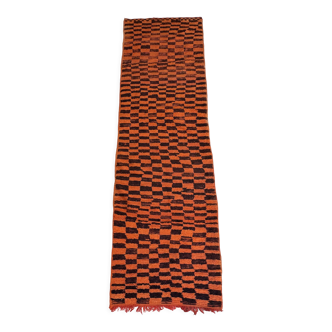 Tapis couloir orange 114 x 387 cm