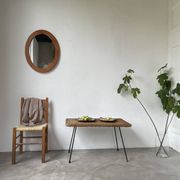 Oval cherry mirror