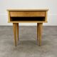 Vintage blond wood bedside table, 1960s